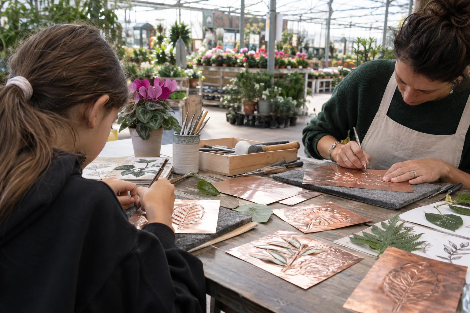 Natura in rilievo: laboratorio di sbalzo su rame – Cagliari Natura in rilievo: laboratorio di sbalzo su rame – Cagliari